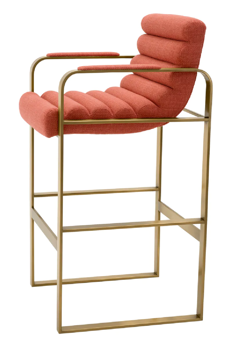 Padded Modern Bar Stool | Eichholtz Olsen | Eichholtzmiami.com
