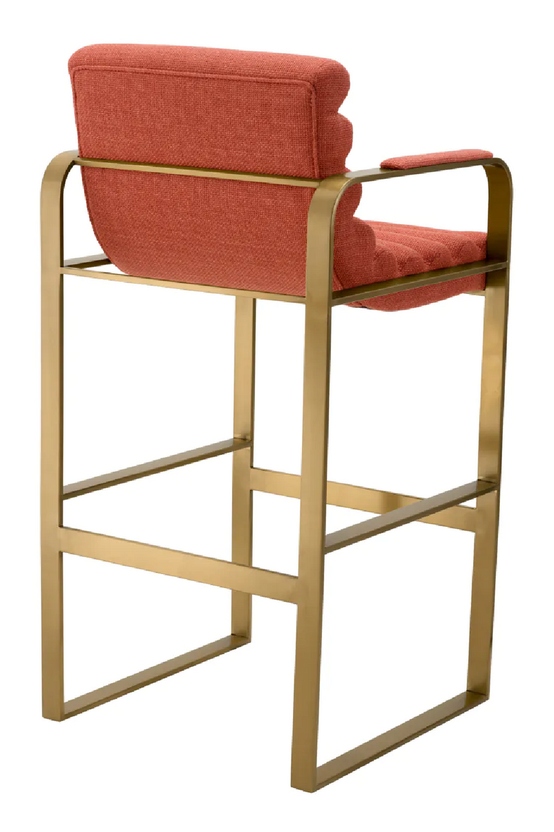 Padded Modern Bar Stool | Eichholtz Olsen | Eichholtzmiami.com
