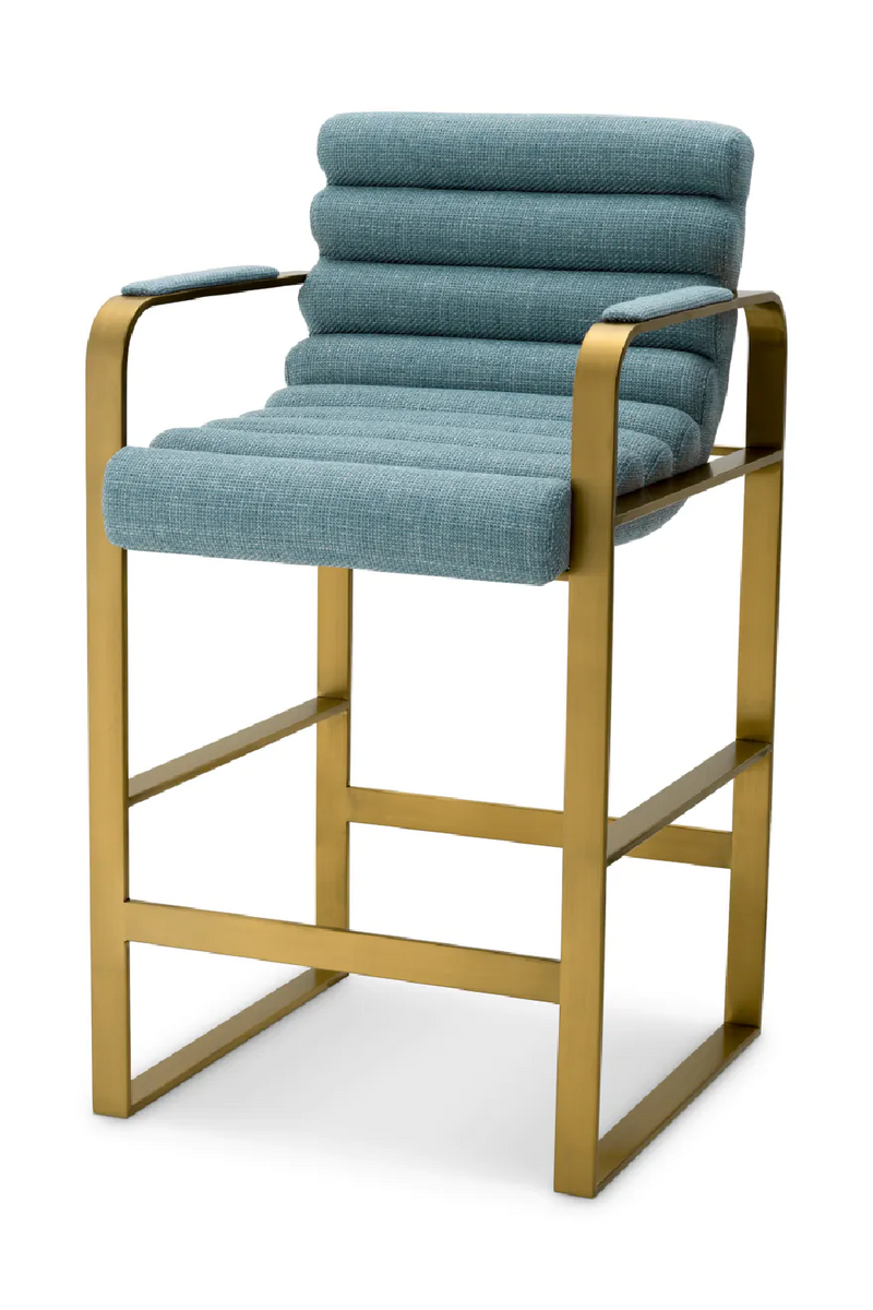 Padded Modern Counter Stool | Eichholtz Olsen | Eichholtzmiami.com
