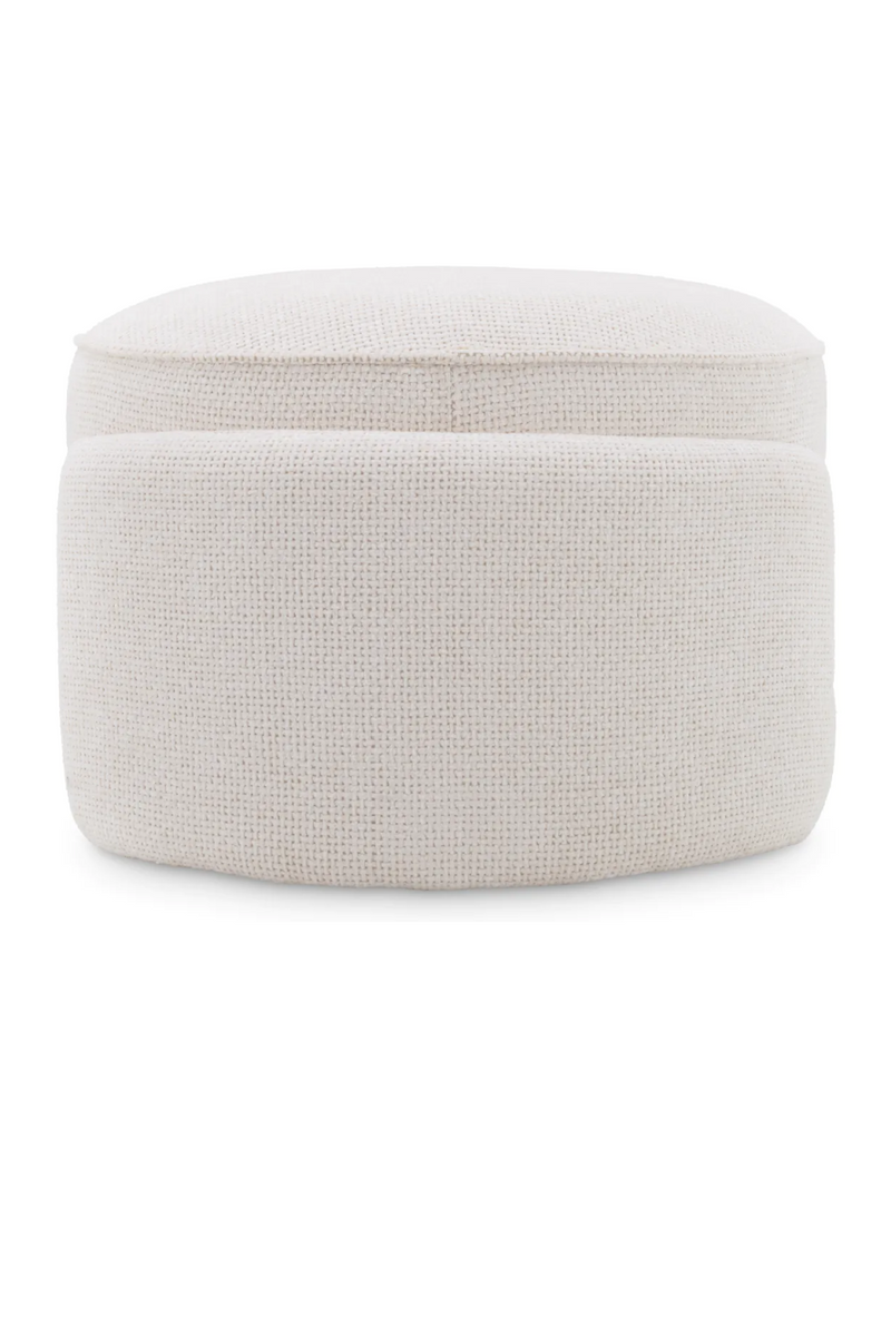 Round Upholstered Modern Stool | Eichholtz Ortega | Eichholtzmiami.com
