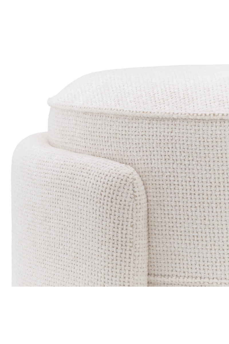 Round Upholstered Modern Stool | Eichholtz Ortega | Eichholtzmiami.com
