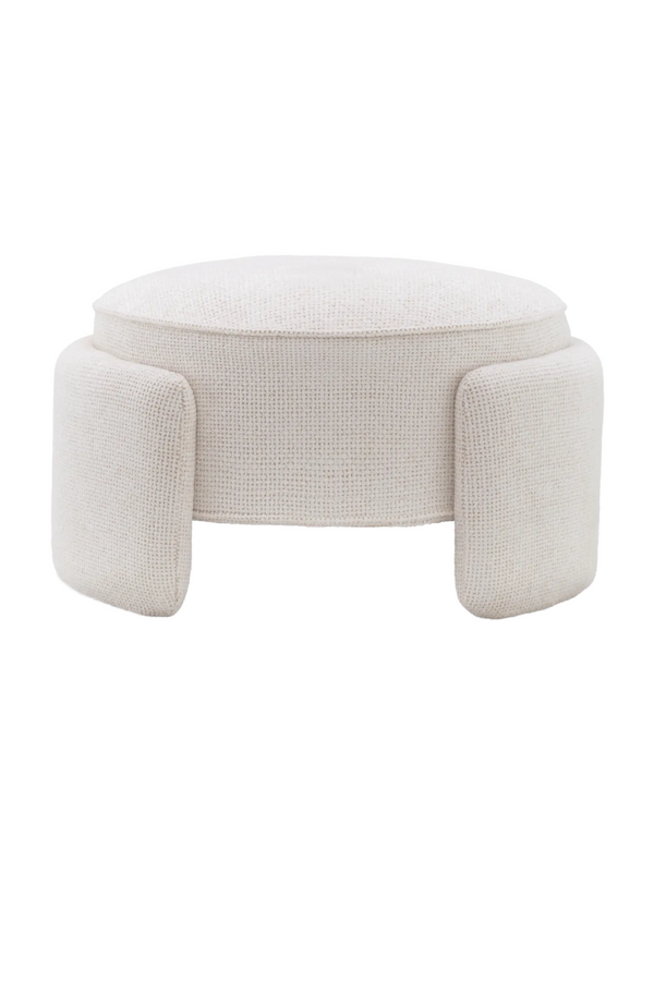 Round Upholstered Modern Stool | Eichholtz Ortega | Eichholtzmiami.com
