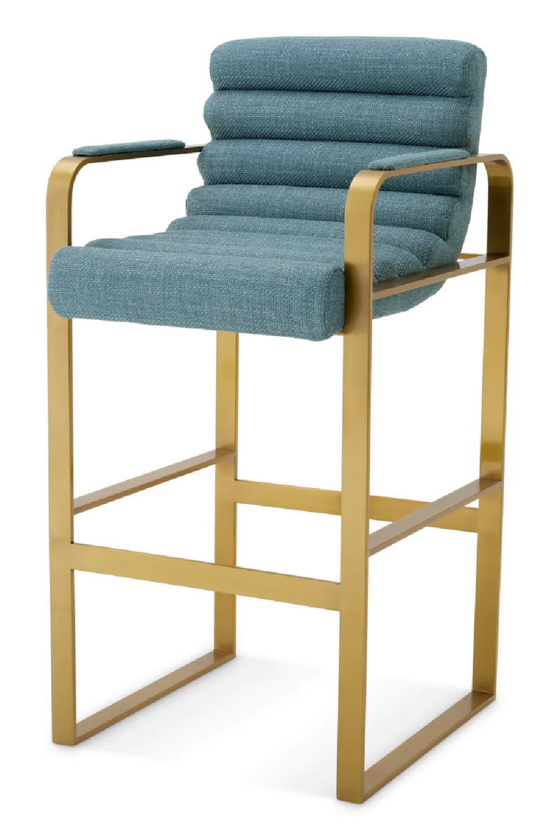 Padded Modern Bar Stool | Eichholtz Olsen | Eichholtzmiami.com
