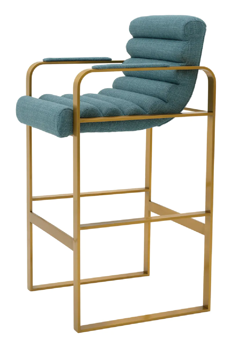 Padded Modern Bar Stool | Eichholtz Olsen | Eichholtzmiami.com
