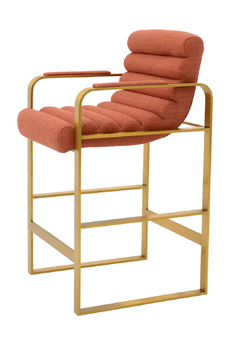Padded Modern Counter Stool | Eichholtz Olsen | Eichholtzmiami.com
