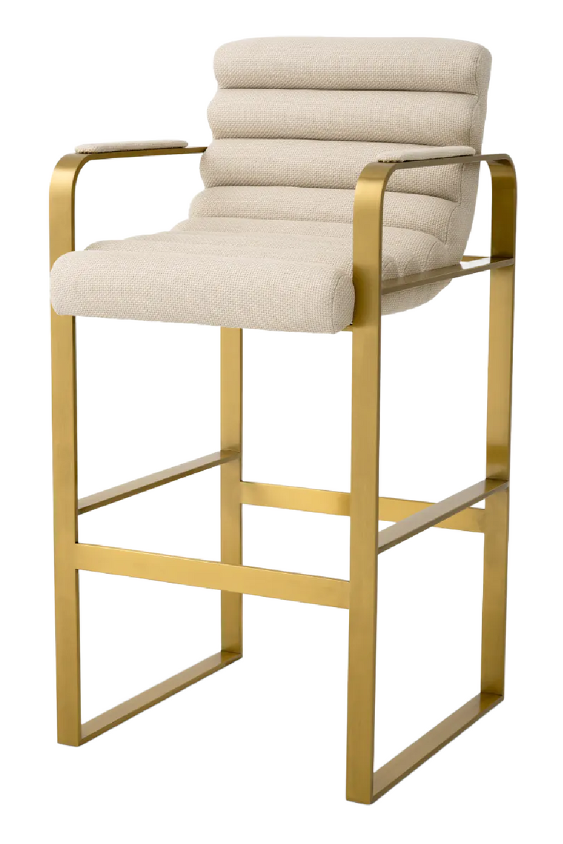 Padded Modern Bar Stool | Eichholtz Olsen | Eichholtzmiami.com
