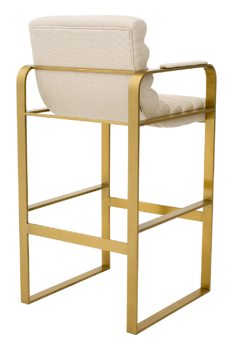 Padded Modern Bar Stool | Eichholtz Olsen | Eichholtzmiami.com
