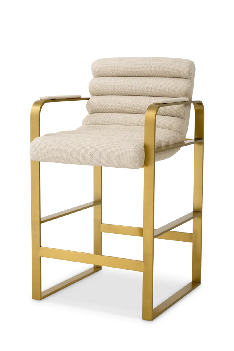 Padded Modern Counter Stool | Eichholtz Olsen | Eichholtzmiami.com

