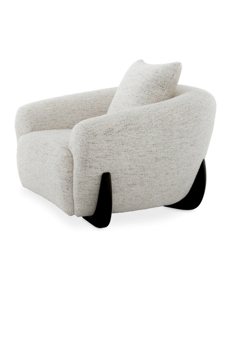 White Curved Lounge Chair | Eichholtz Siderno | Eichholtzmiami.com