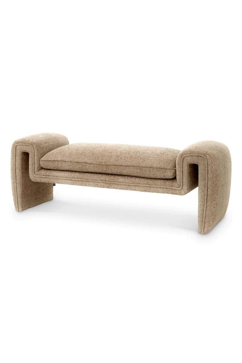 Free-form Upholstered Bench | Eichholtz Tondo | Eichholtzmiami.com