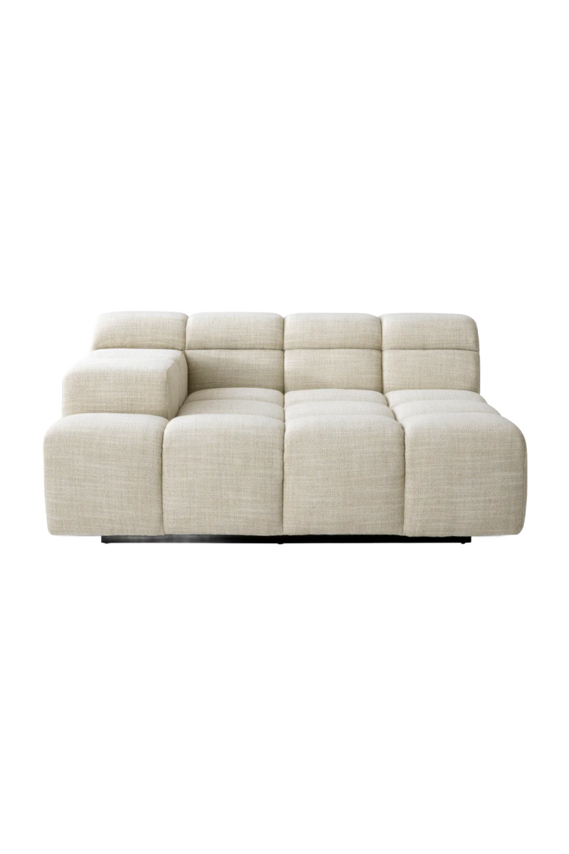 Beige Grid-Tufted Modular Sofa | Eichholtz Hunter | Eichholtzmiami.com