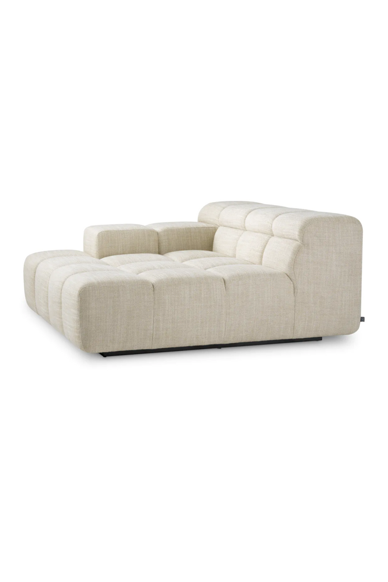 Beige Grid-Tufted Modular Sofa | Eichholtz Hunter | Eichholtzmiami.com