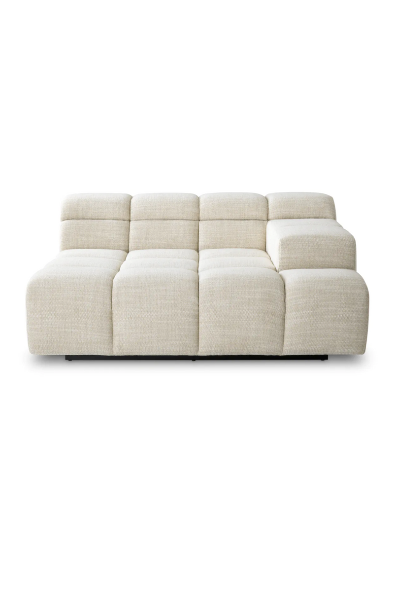 Beige Grid-Tufted Modular Sofa | Eichholtz Hunter | Eichholtzmiami.com
