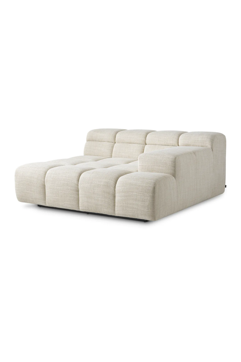 Beige Grid-Tufted Modular Sofa | Eichholtz Hunter | Eichholtzmiami.com