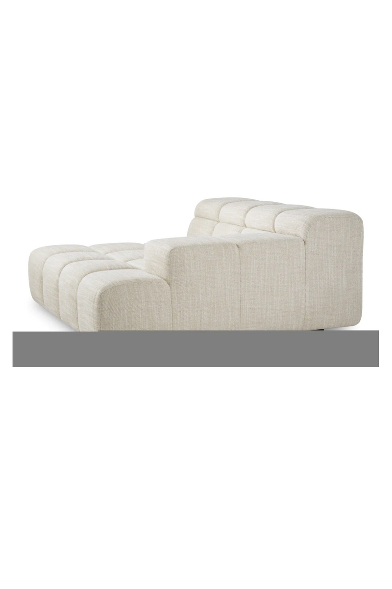 Beige Grid-Tufted Modular Sofa | Eichholtz Hunter | Eichholtzmiami.com