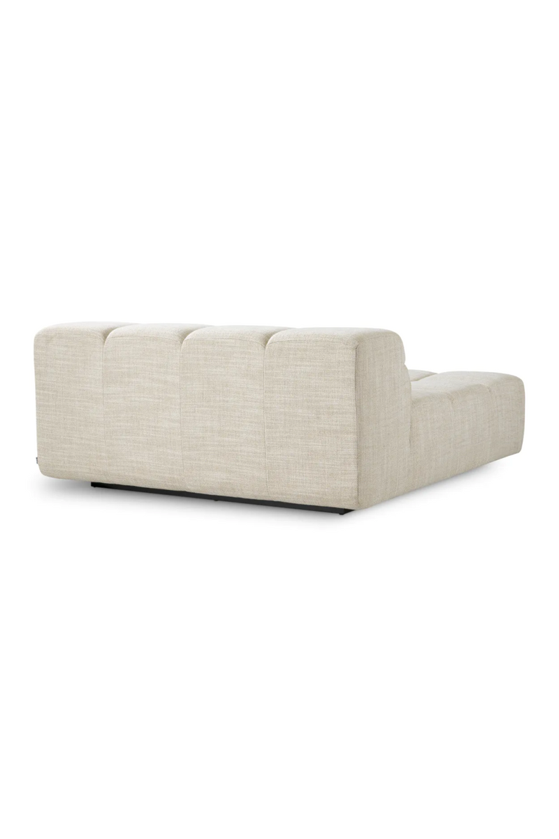 Beige Grid-Tufted Modular Sofa | Eichholtz Hunter | Eichholtzmiami.com
