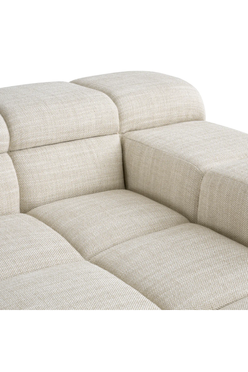 Beige Grid-Tufted Modular Sofa | Eichholtz Hunter | Eichholtzmiami.com