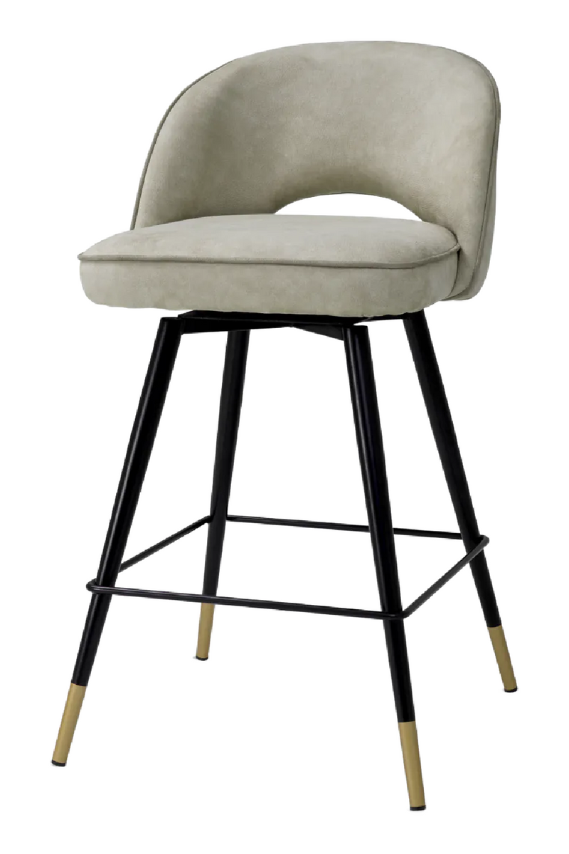 Upholstered Swivel Counter Stool Set (2) | Eichholtz Cliff | Eichholtzmiami.com