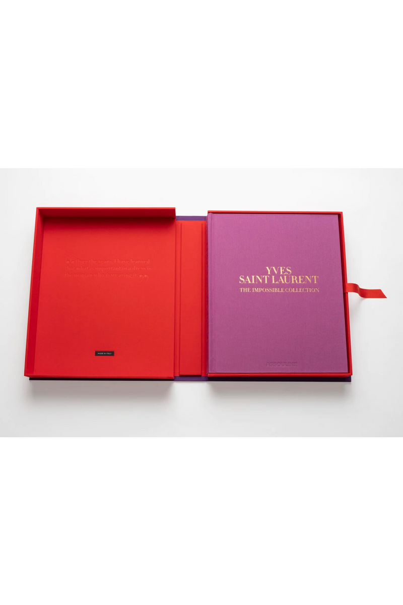 Yves Saint-Laurent: The Impossible Collection Book | Assouline | Eichholtzmiami.com