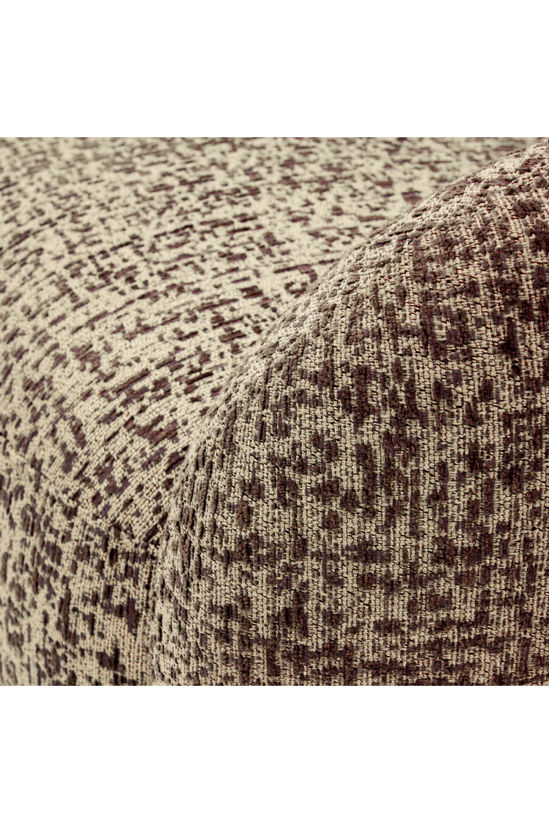 Brass Base Curved Swivel Chair | Eichholtz Brice | Eichholtzmiami.com