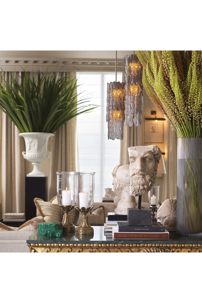 Smoke Glass Palm Chandelier | Met x Eichholtz Sahure | Eichholtzmiami.com