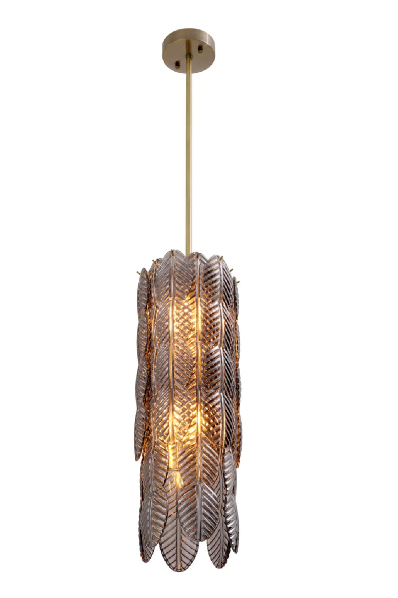 Smoke Glass Palm Chandelier | Met x Eichholtz Sahure | Eichholtzmiami.com