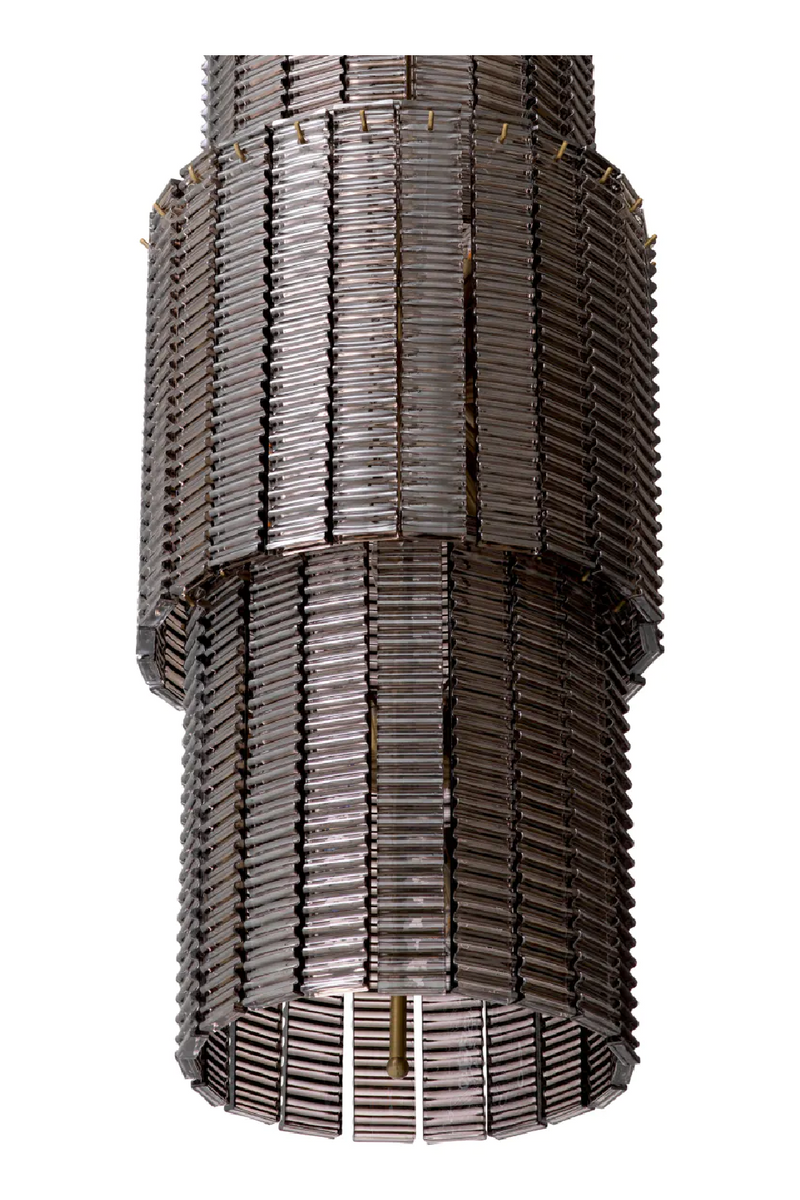 Ridged Glass Chandelier | Met x Eichholtz Imperial | Eichholtzmiami.com