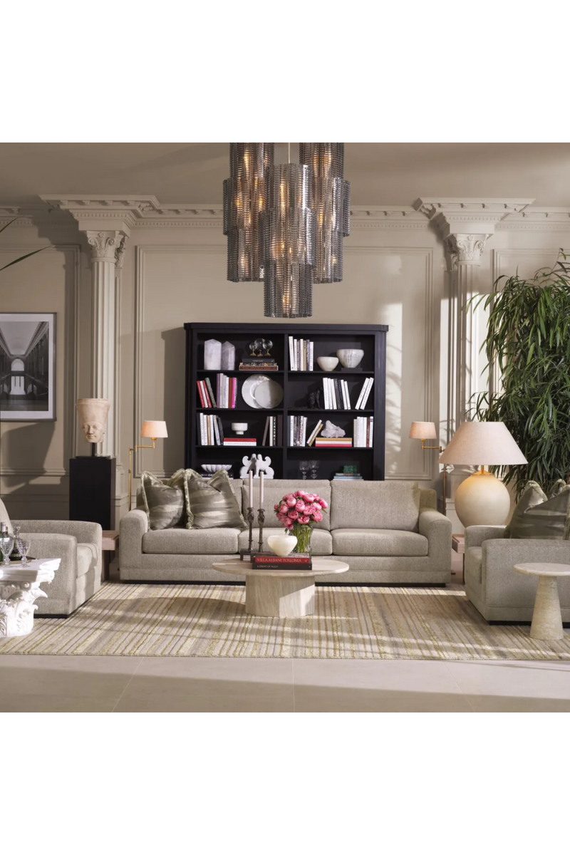 Ridged Glass Chandelier | Met x Eichholtz Imperial | Eichholtzmiami.com