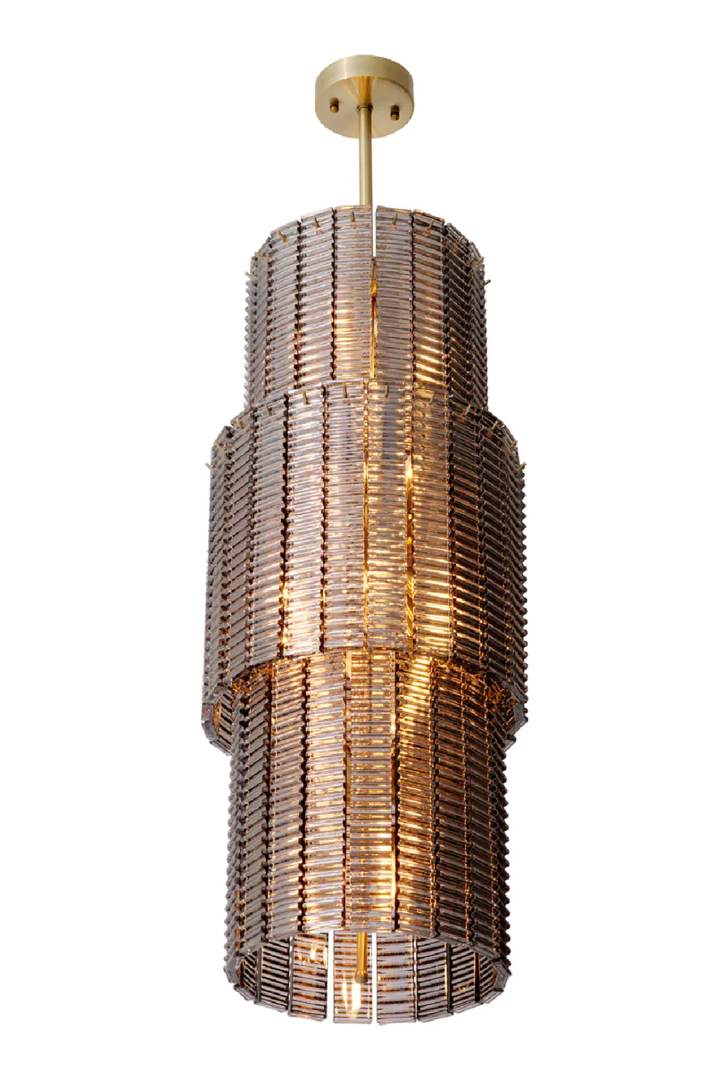 Ridged Glass Chandelier | Met x Eichholtz Imperial | Eichholtzmiami.com