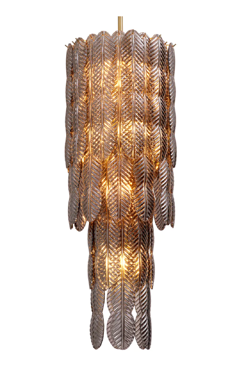 Smoke Glass Palm Chandelier | Met x Eichholtz Sahure | Eichholtzmiami.com