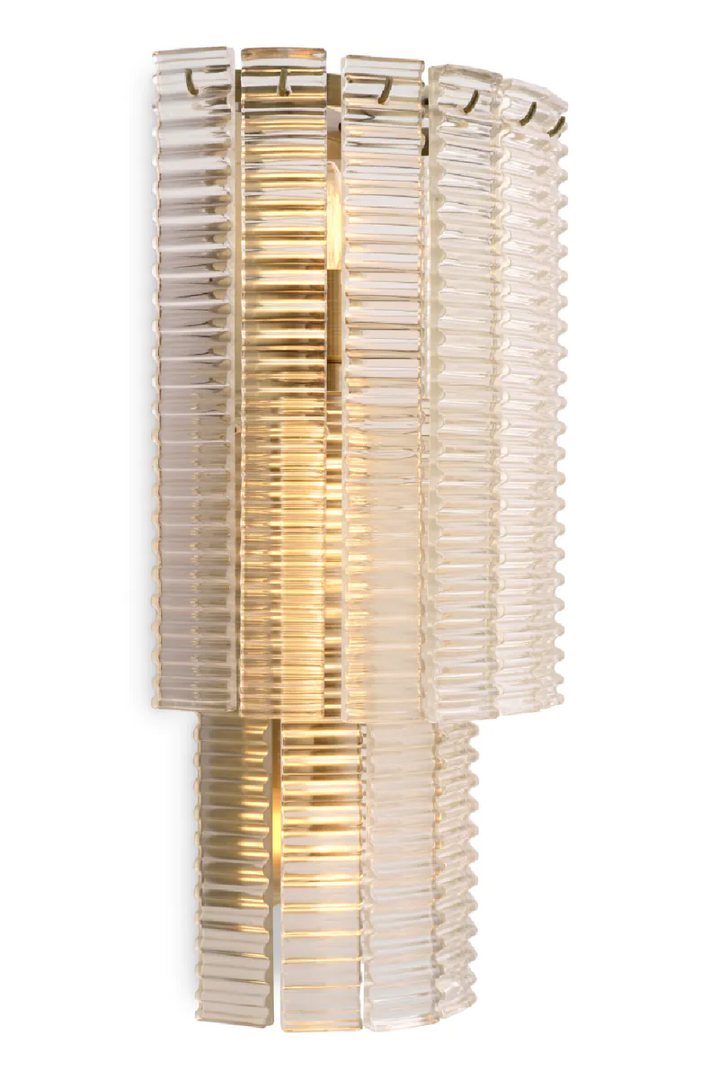 Ridged Glass Wall Lamp | Met x Eichholtz Imperial | Eichholtzmiami.com