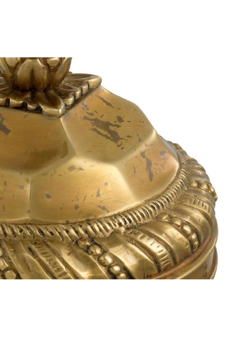 Vintage Brass Candle Holder | Met x Eichholtz Carnier | Eichholtzmiami.com