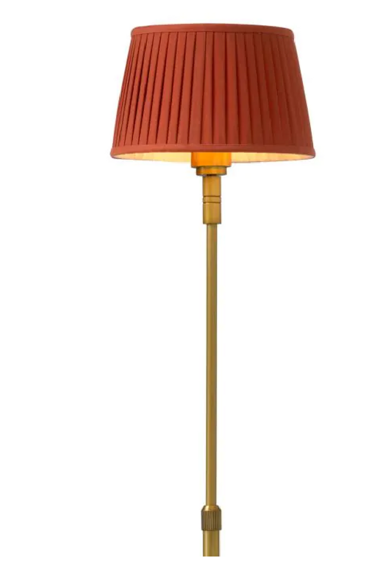Pleated Shade Adjustable Floor Lamp | Met x Eichholtz Tryon | Eichholtzmiami.com