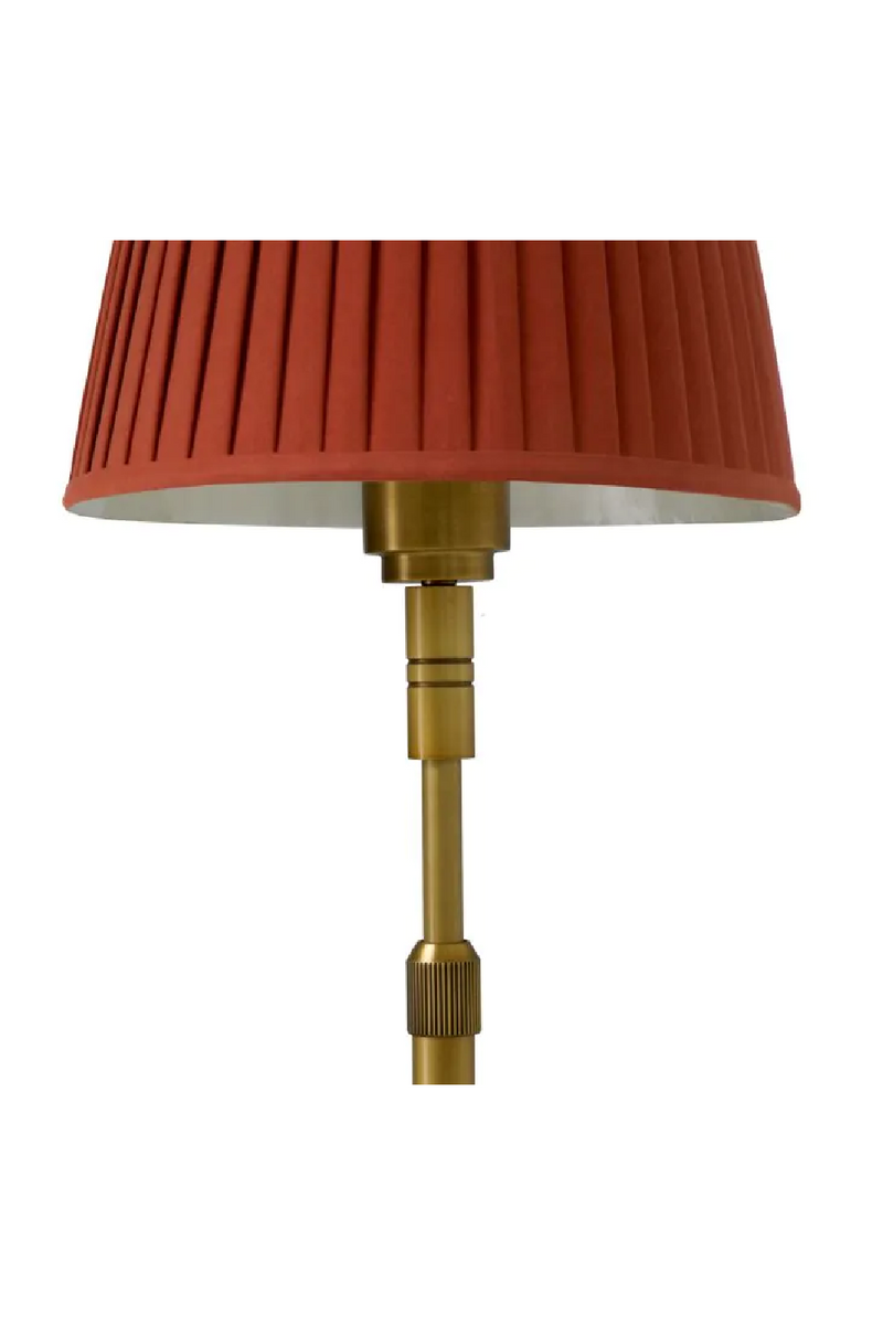 Pleated Shade Adjustable Floor Lamp | Met x Eichholtz Tryon | Eichholtzmiami.com