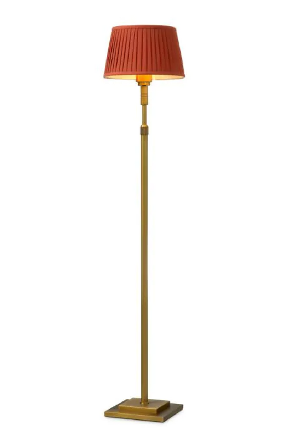 Pleated Shade Adjustable Floor Lamp | Met x Eichholtz Tryon | Eichholtzmiami.com