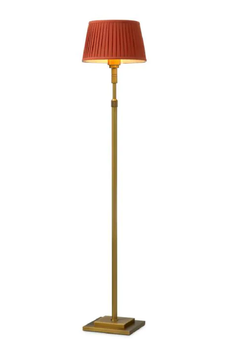 Pleated Shade Adjustable Floor Lamp | Met x Eichholtz Tryon | Eichholtzmiami.com