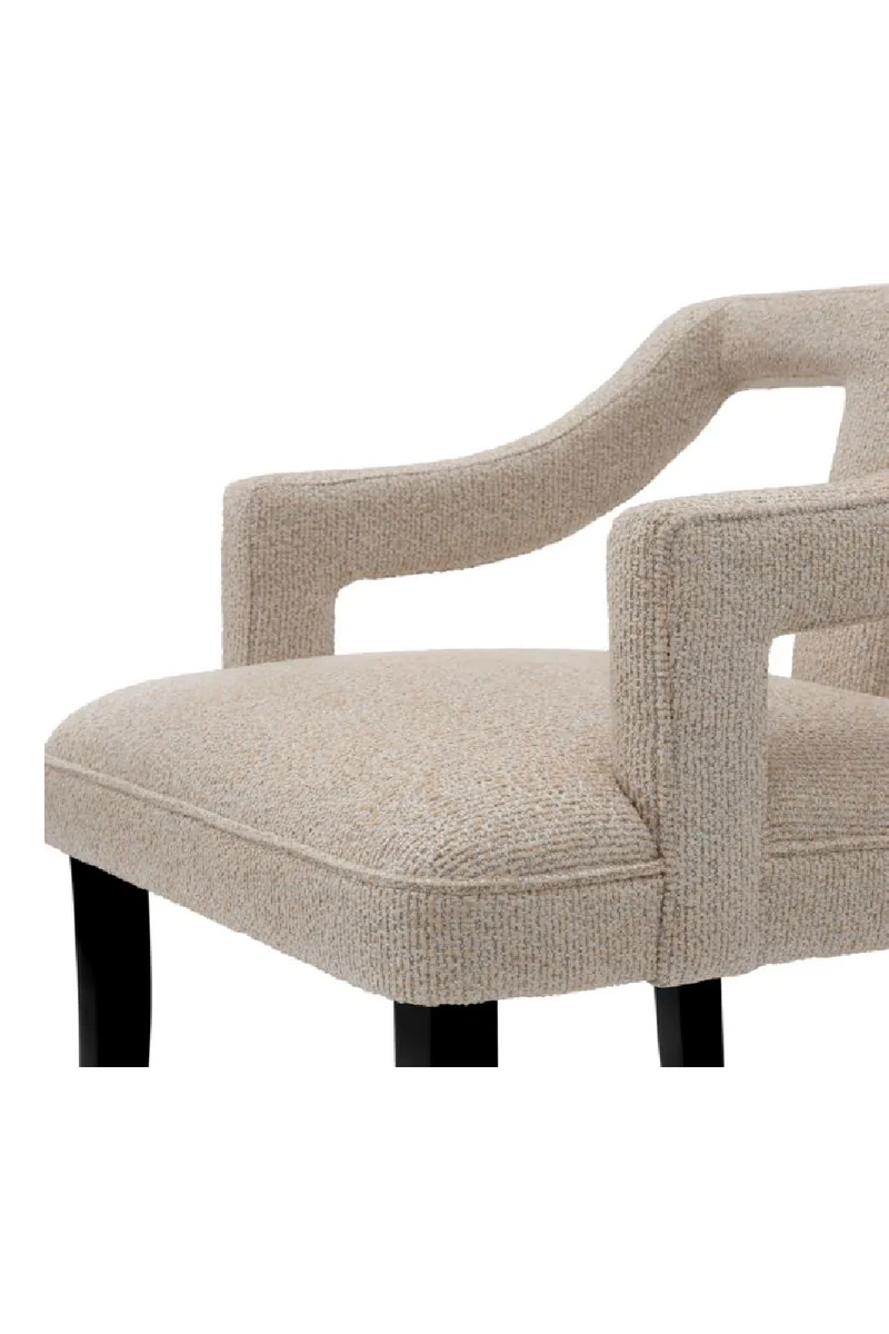 Beige Cut-Out Counter Stool | Met x Eichholtz Roumier | Eichholtzmiami.com
