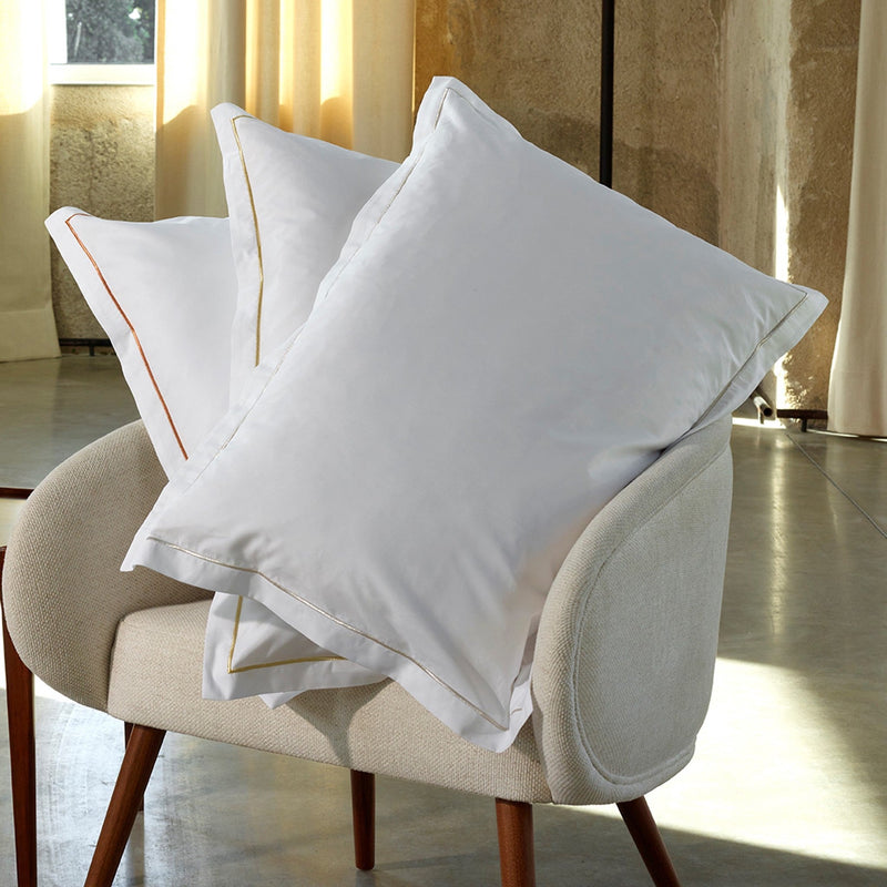800TC Percale Bordered Euro Sham | Amalia Home Gardénia | Eichholtzmiami.com