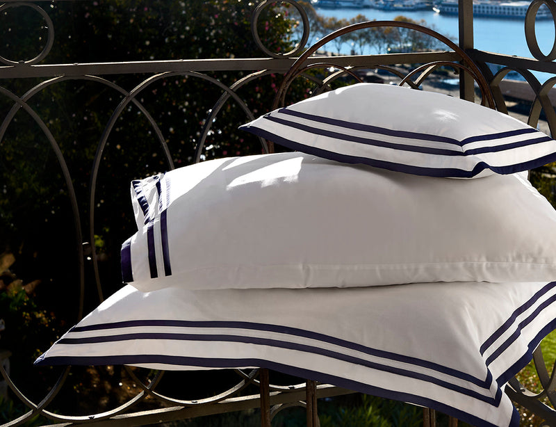 430TC Sateen Bordered Euro Sham | Amalia Home Sonata | Eichholtzmiami.com