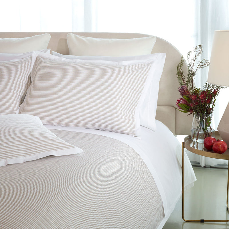 200TC Percale Pleated Duvet Cover | Amalia Home Luna | Eichholtzmiami.com
