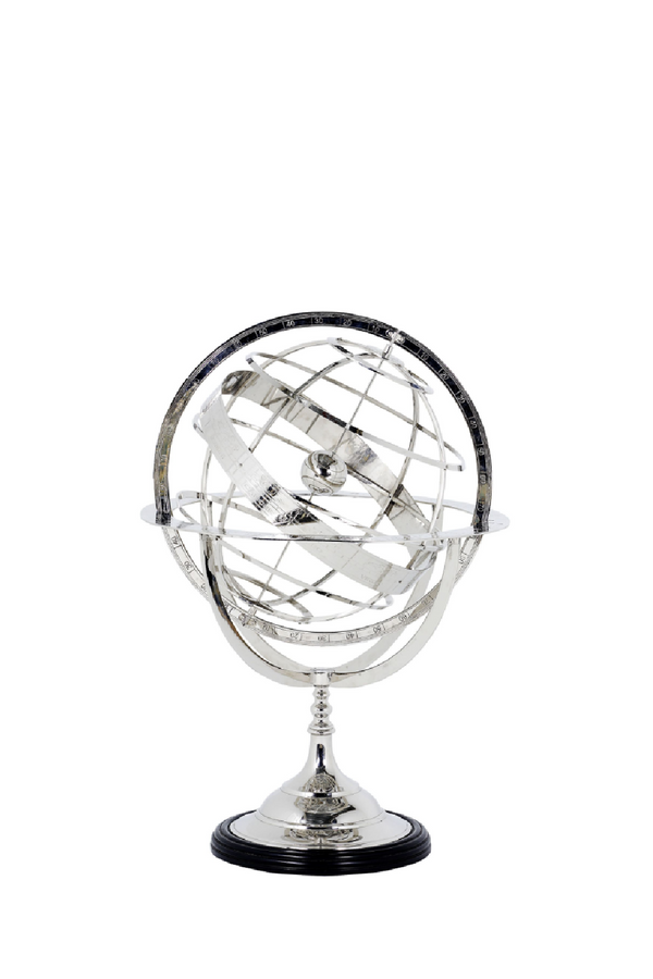 Silver Axis Globe - S | Eichholtz | Eichholtz Miami