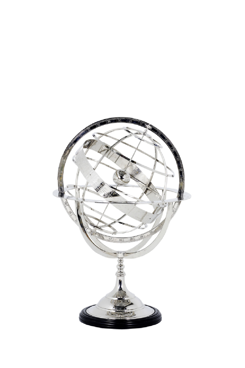 Silver Axis Globe - S | Eichholtz | Eichholtz Miami