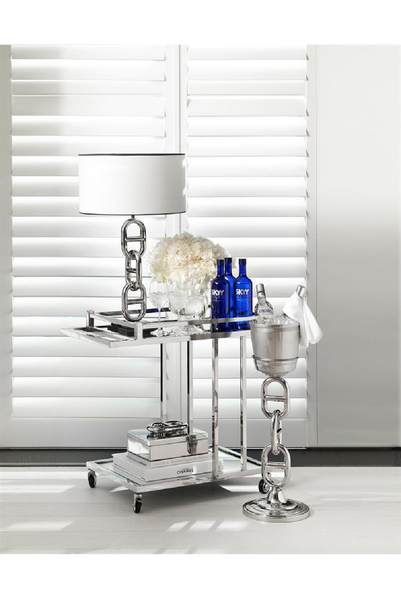 Silver Bar Cart | Eichholtz Beverly Hills | Eichholtzmiami.com