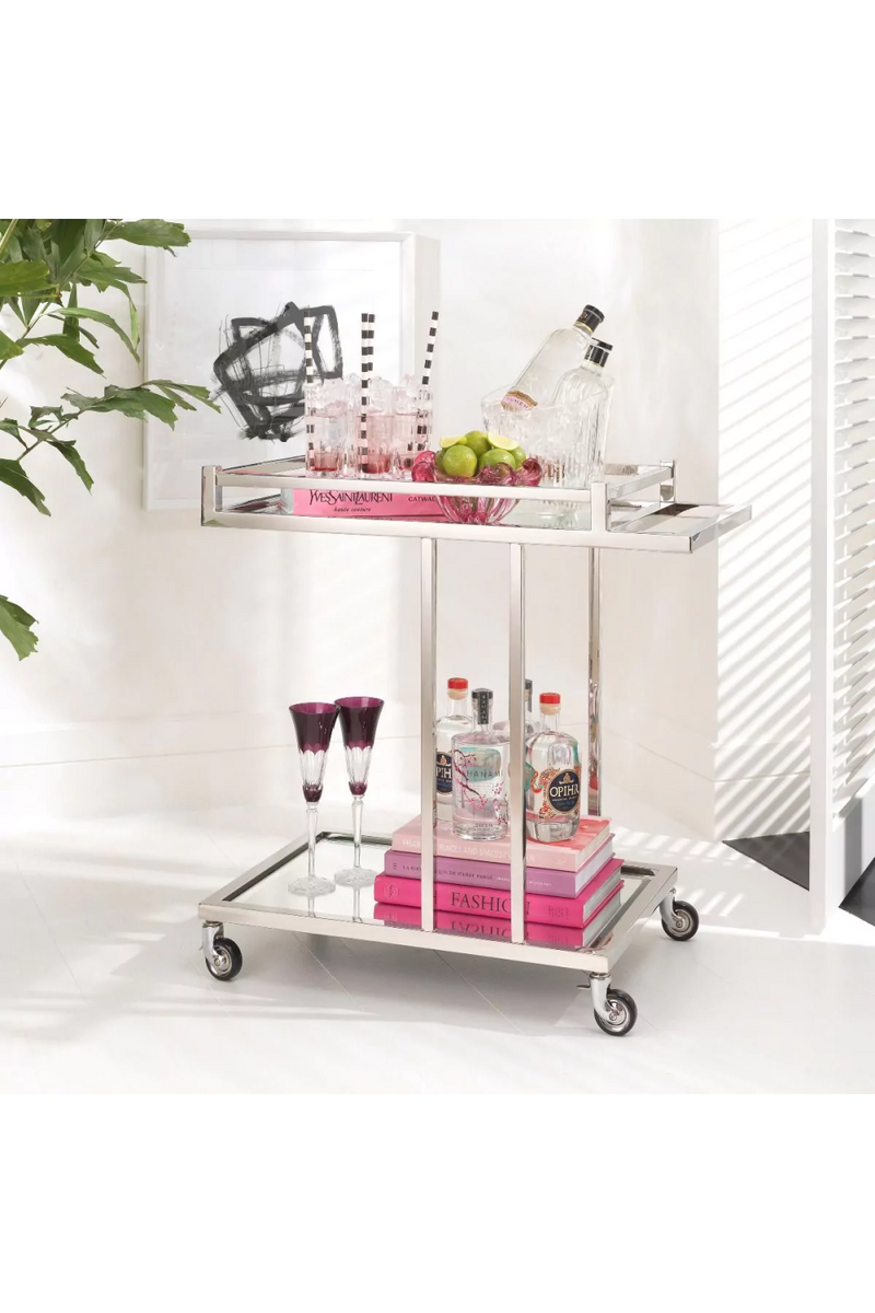 Silver Bar Cart | Eichholtz Beverly Hills | Eichholtzmiami.com