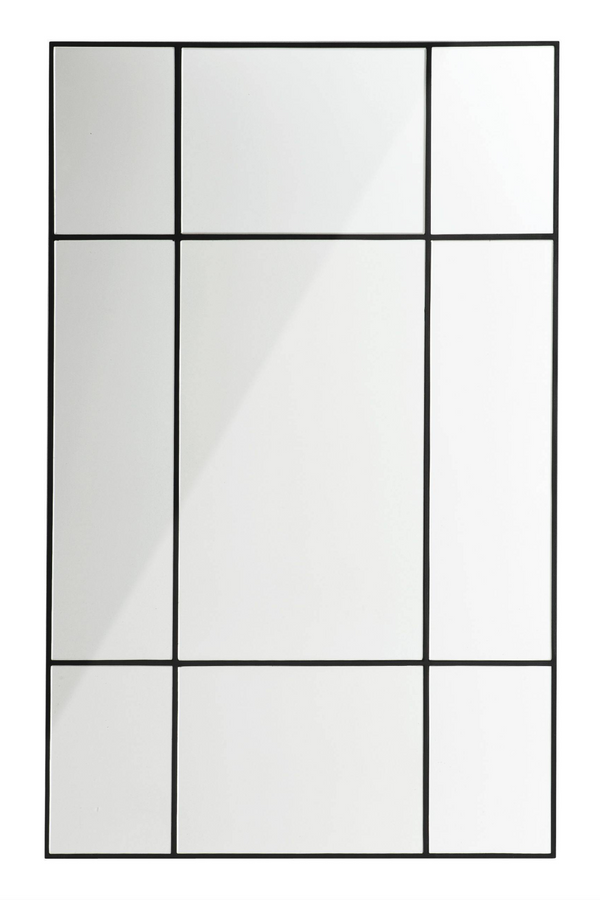 Black Metal Grid Mirror | Eichholtz Mountbatten | Eichholtz Miami