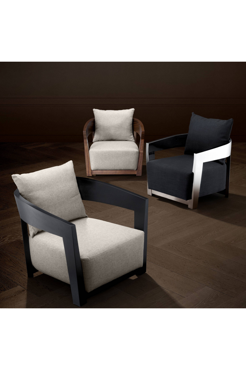 Wooden Frame Retro Armchair | Eichholtz Rubautelli | Eichholtzmiami.com