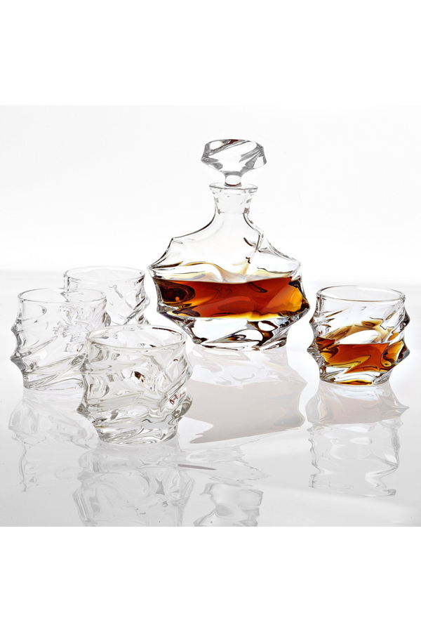 Glass Decanter Set of 5 | Eichholtz Gatsby | #1 Eichholtz Retailer