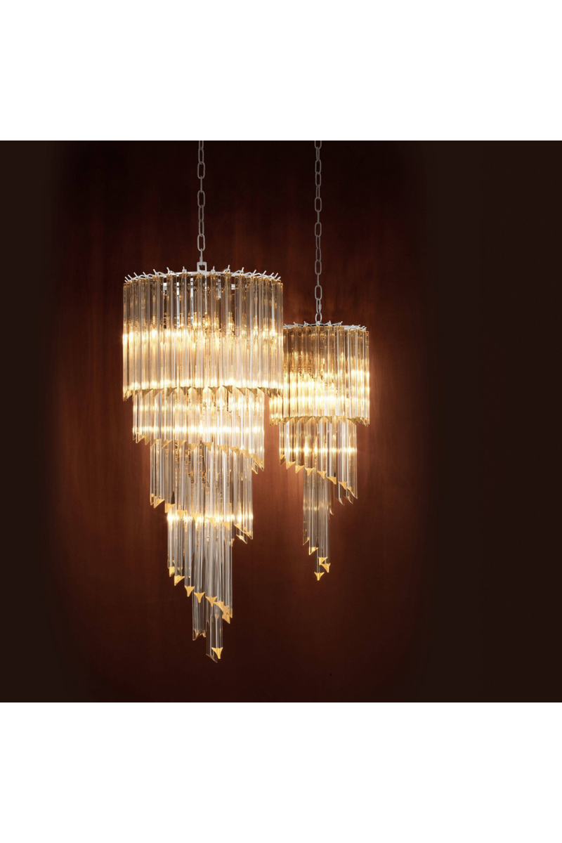 Spiral Crystal Chandelier | Eichholtz Trapani | Eichholtz Miami
