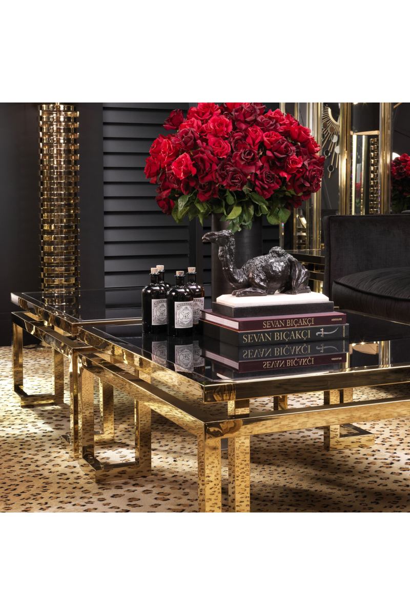 Floating Top Gold Coffee Table | Eichholtz Palmer | Eichholtz Miami