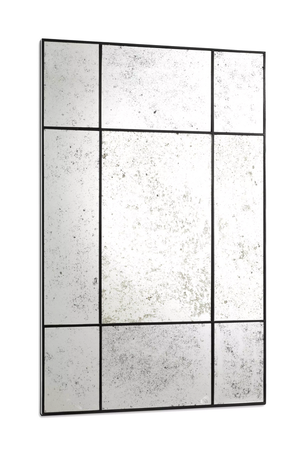 Antique Weathered Glass Grid Mirror | Eichholtz Mountbatten | Eichholtz Miami